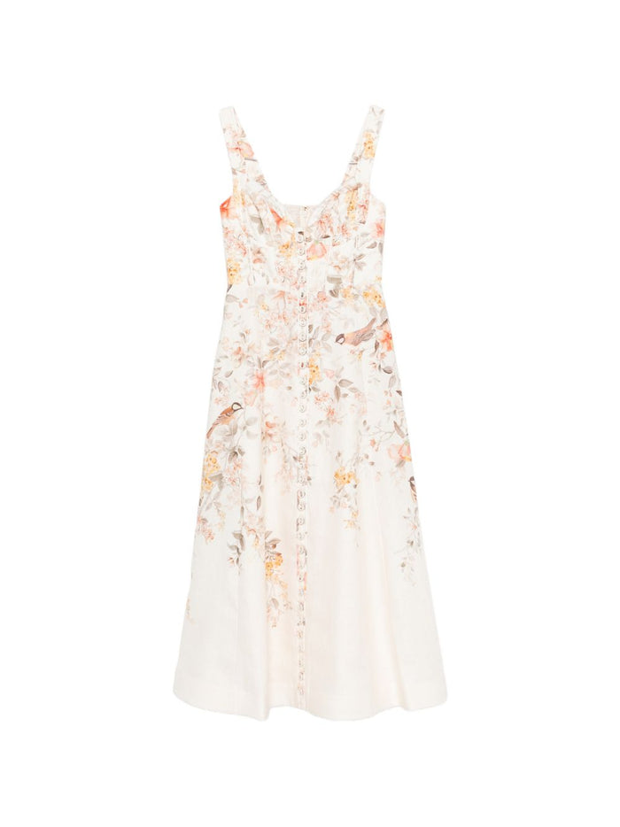 Zimmermann Dresses Beige Linen