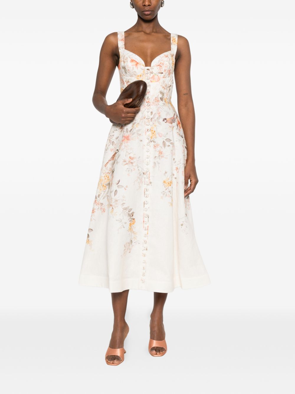 Zimmermann Dresses Beige Linen