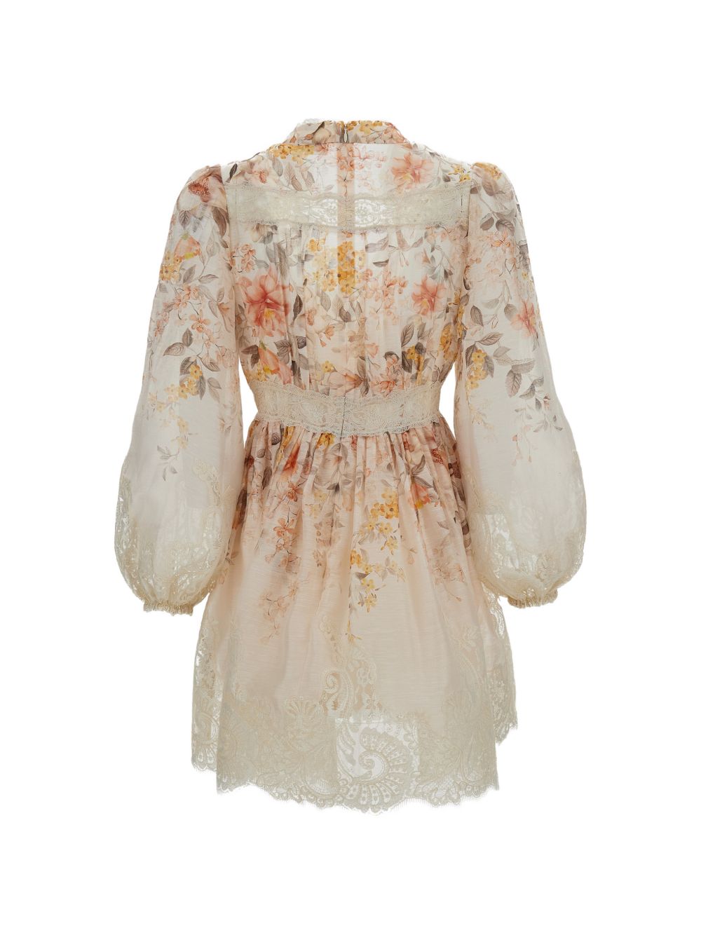 Zimmermann Dresses Beige Linen Silk