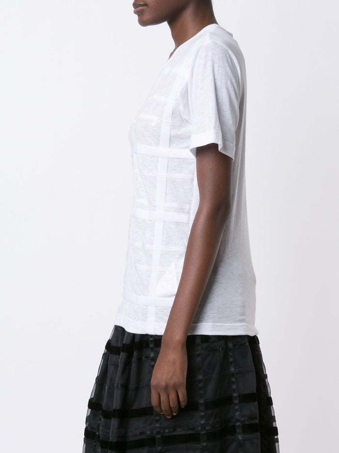 Comme Top White Cotton