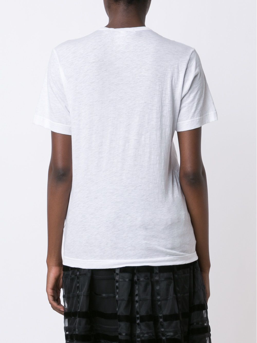 Comme Top White Cotton