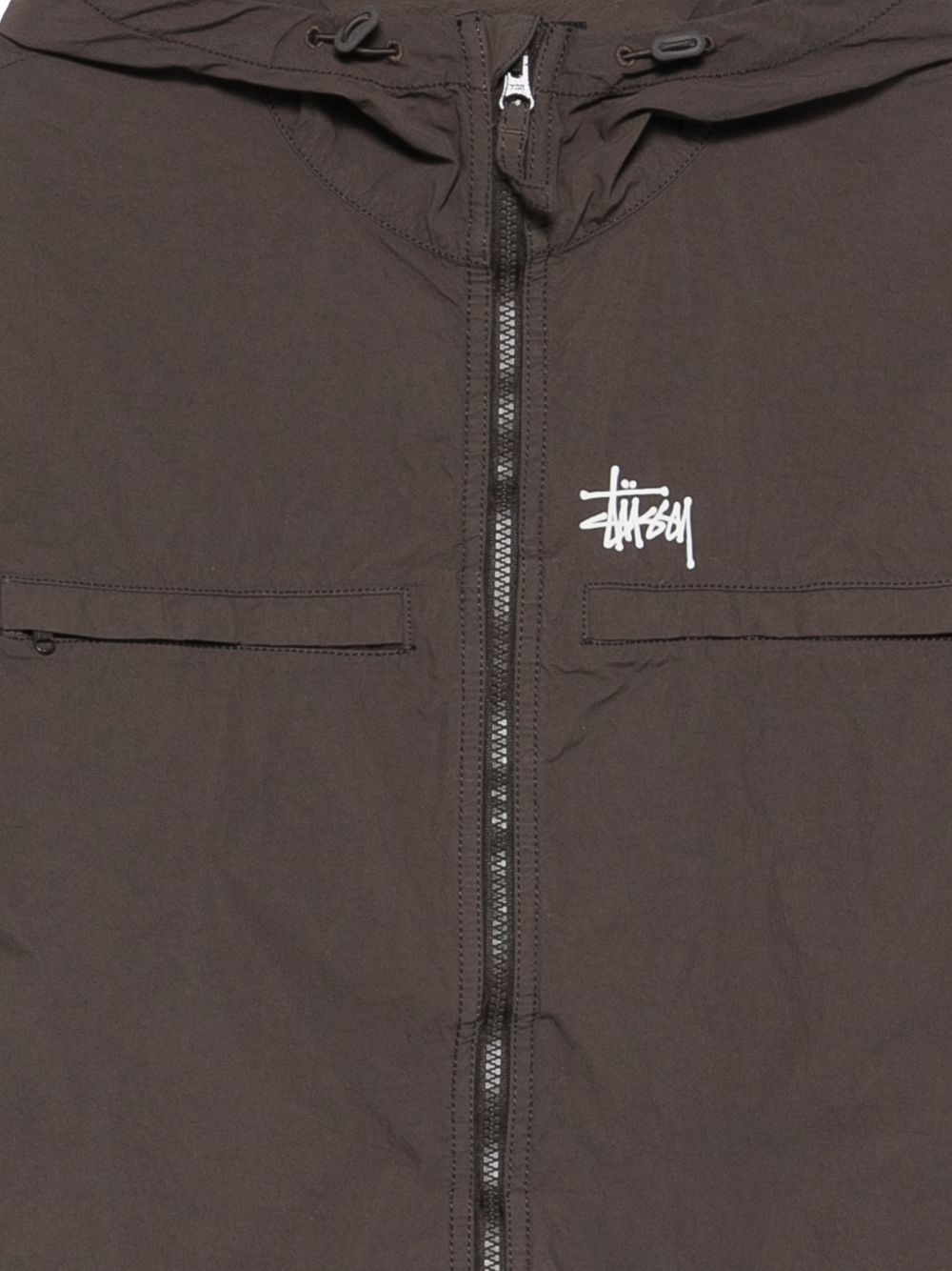 Stussy Jackets Brown Nylon