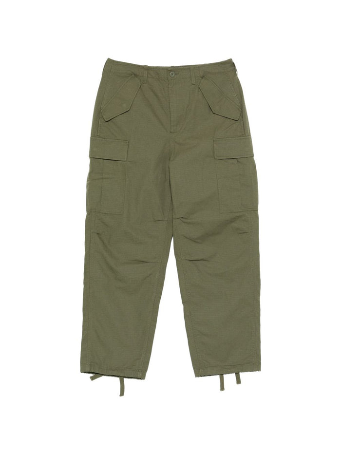 Stussy Trousers Green Cotton