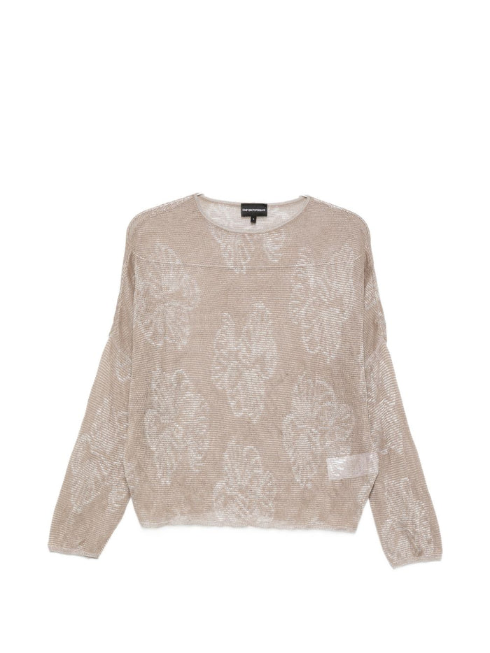 Emporio Armani Sweaters Silver Viscose
