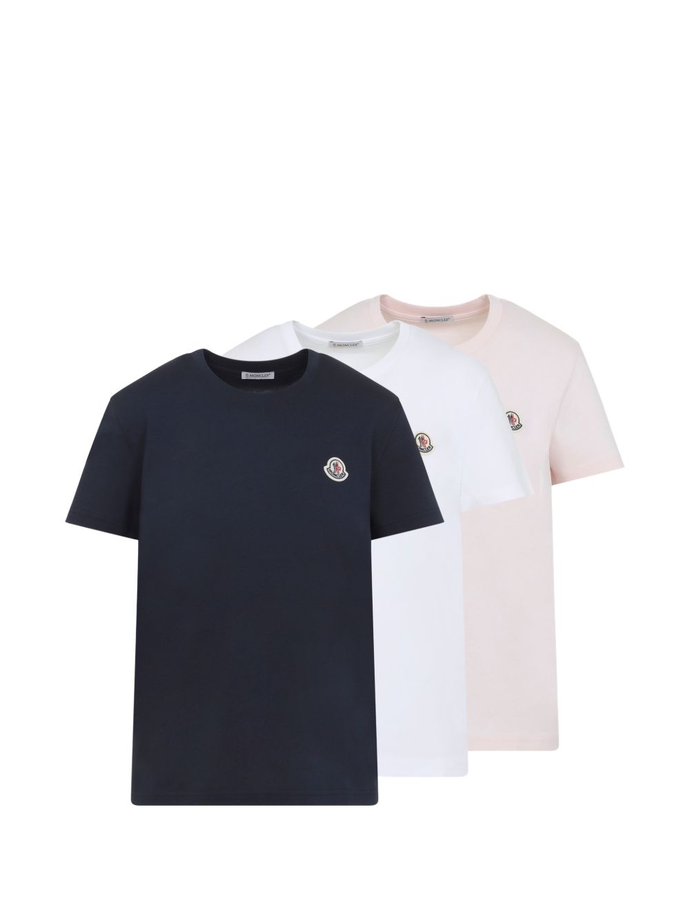 Moncler T-Shirts And Polos Multicolour Cotton