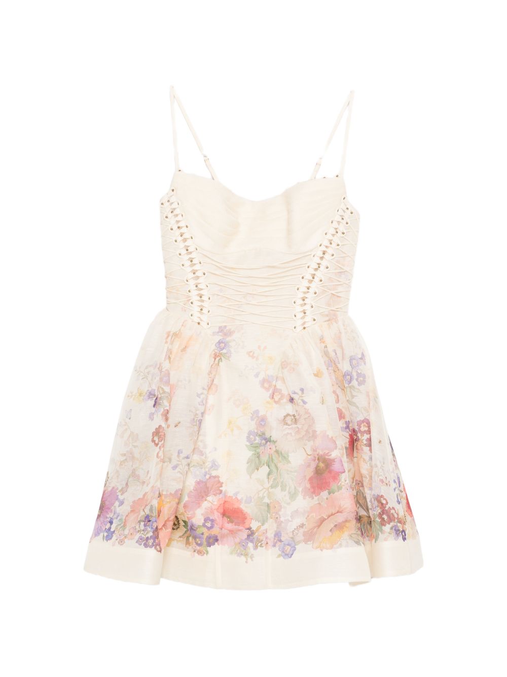 Zimmermann Dresses Beige Linen Silk