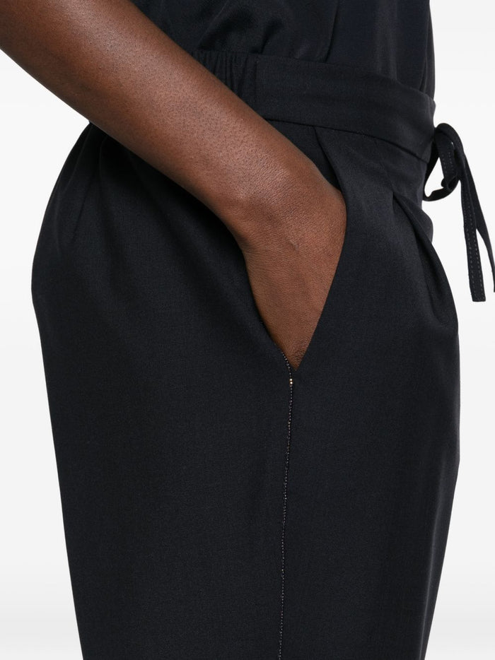 Fabiana Filippi Trousers Blue Virgin Wool