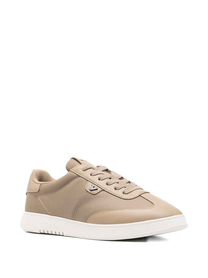 Emporio Armani Sneakers Beige Polyamide