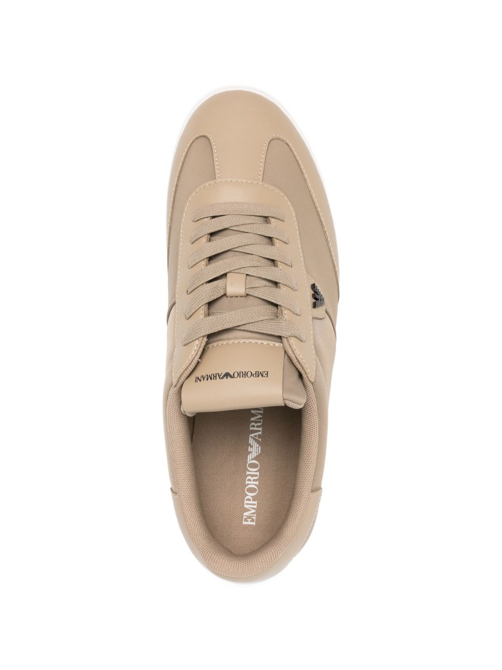 Emporio Armani Sneakers Beige Polyamide