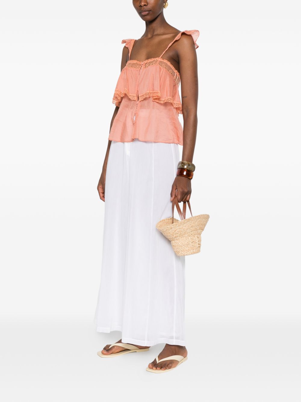 Forte Top Pink Cotton Silk
