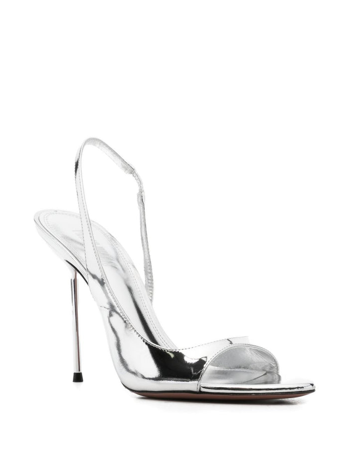Paris Texas Sandals Silver Outer: calf Leather