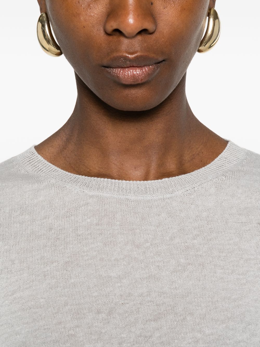 Base Sweaters Grey Polyamide
