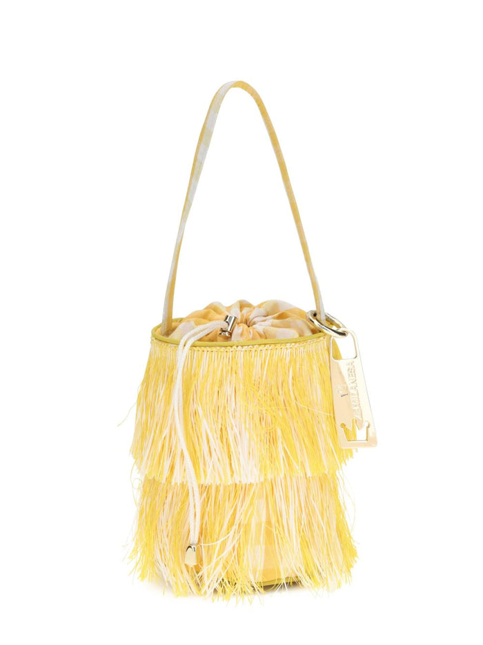 LA MILANESA Bags Yellow Outer: Fabric