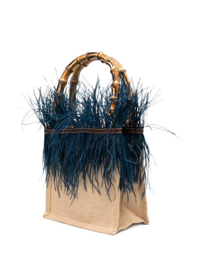LA MILANESA Bags Blue Outer: fabric