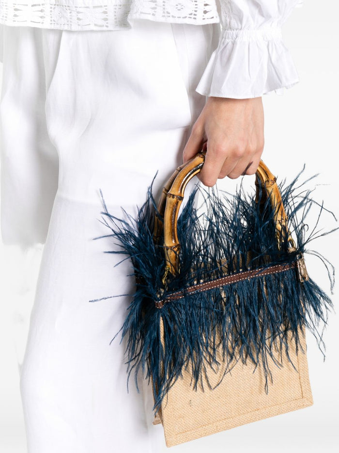 LA MILANESA Bags Blue Outer: fabric