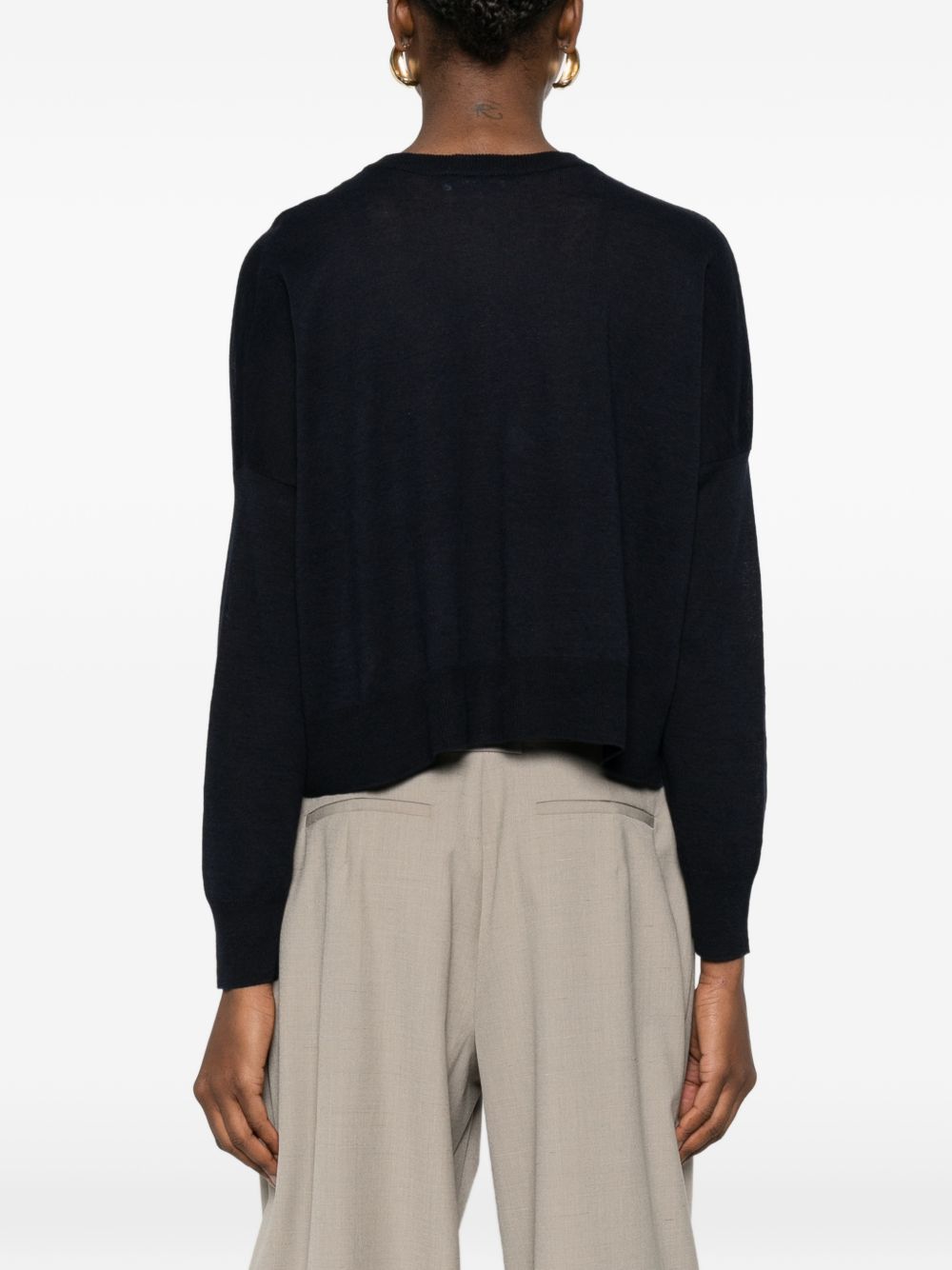 Base Sweaters Blue Linen/flax
