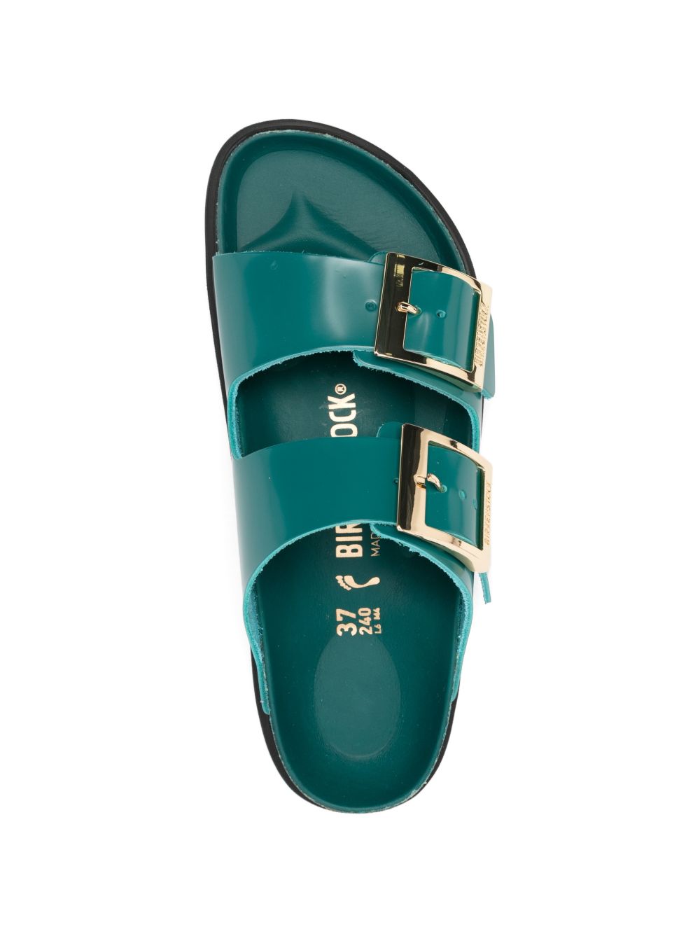 Birkenstock Sandals Petrolio Calf Leather