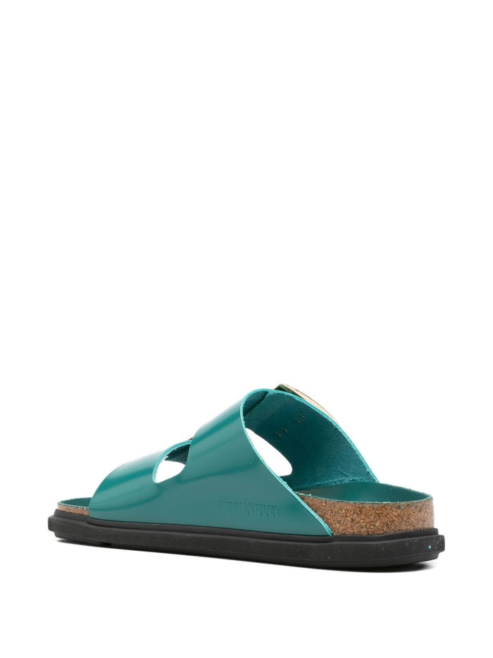 Birkenstock Sandals Petrolio Calf Leather