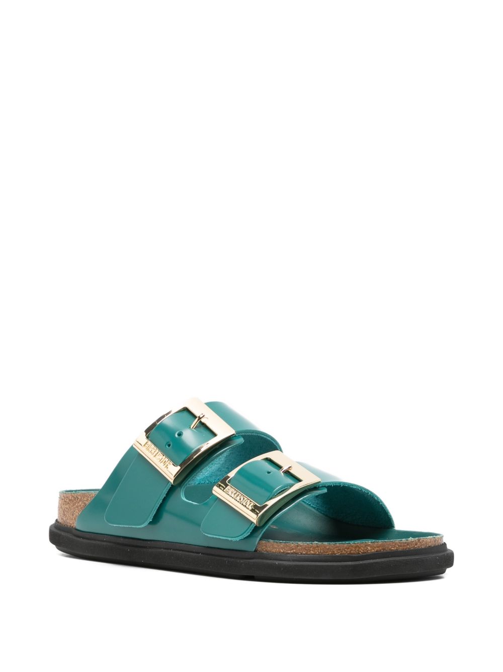 Birkenstock Sandals Petrolio Calf Leather