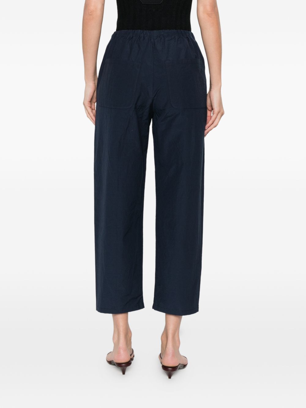 Apuntob Trousers Blue Cotton Polyester