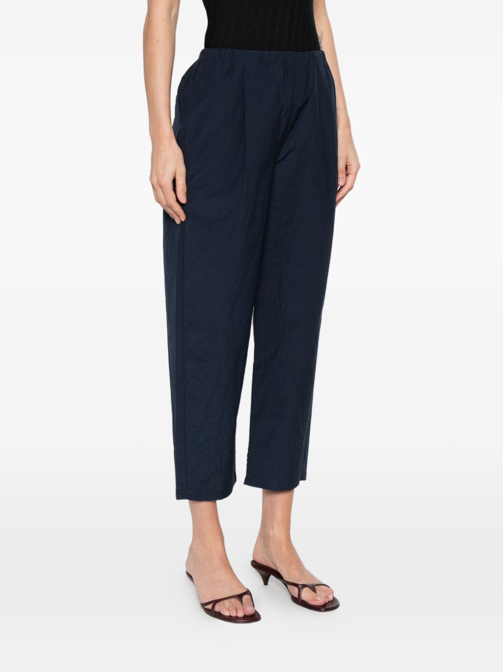 Apuntob Trousers Blue Cotton Polyester