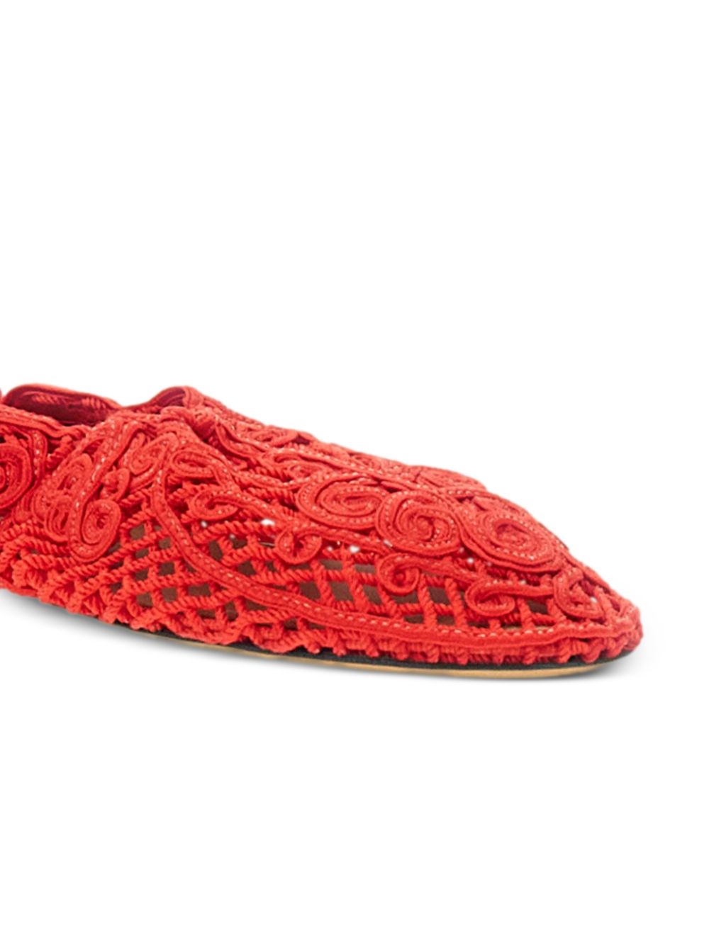 ODISSI Flat shoes Red Outer: fabric
