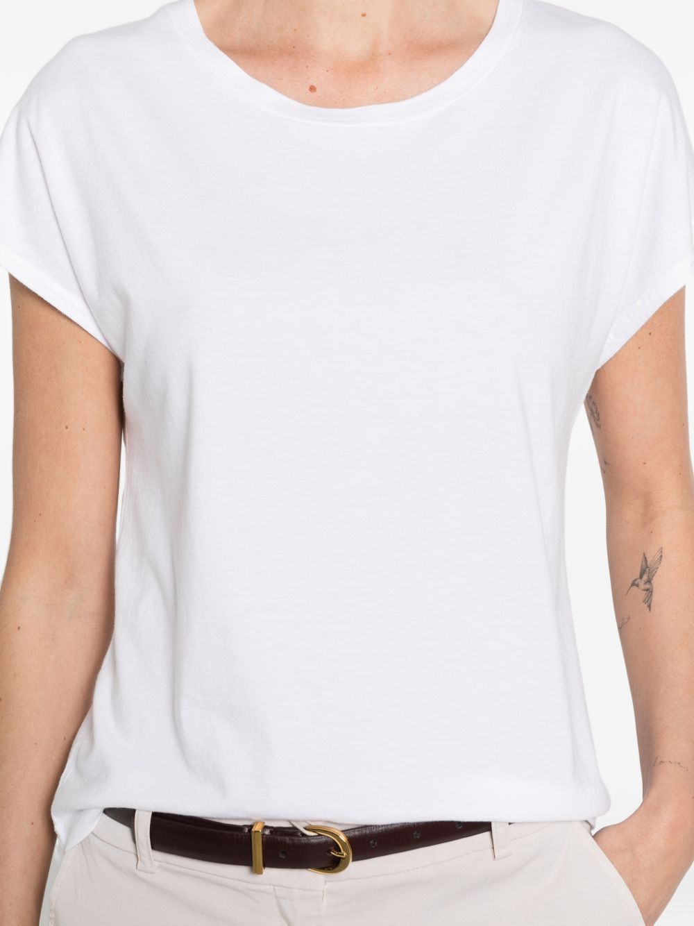 Base T-shirts and Polos White Cotton