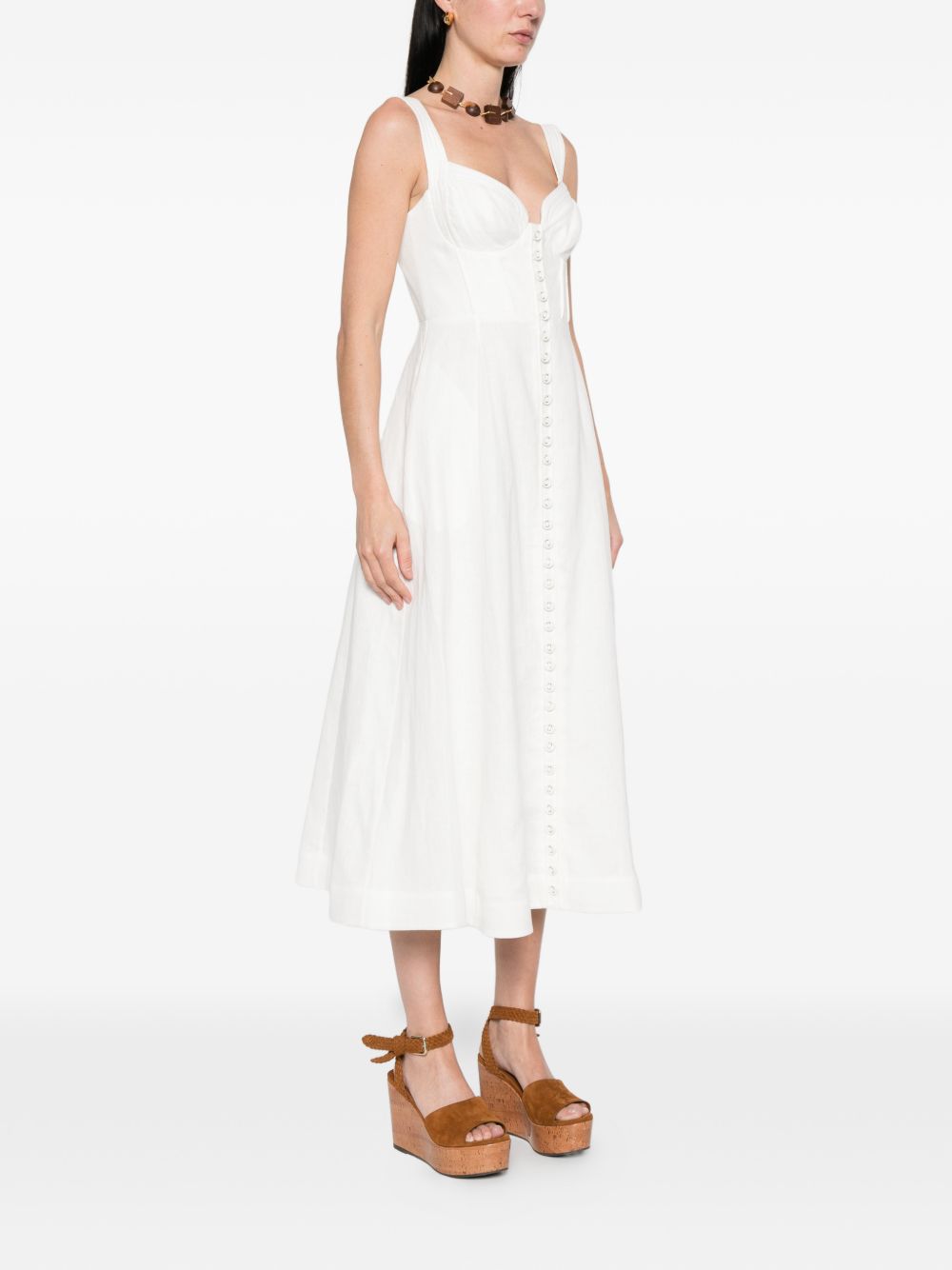 Zimmermann Dresses Ivory Linen