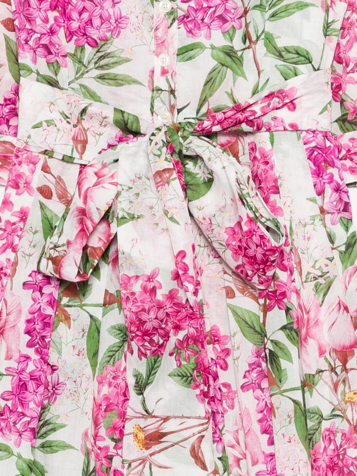 Samantha Sung Dresses Pink Cotton