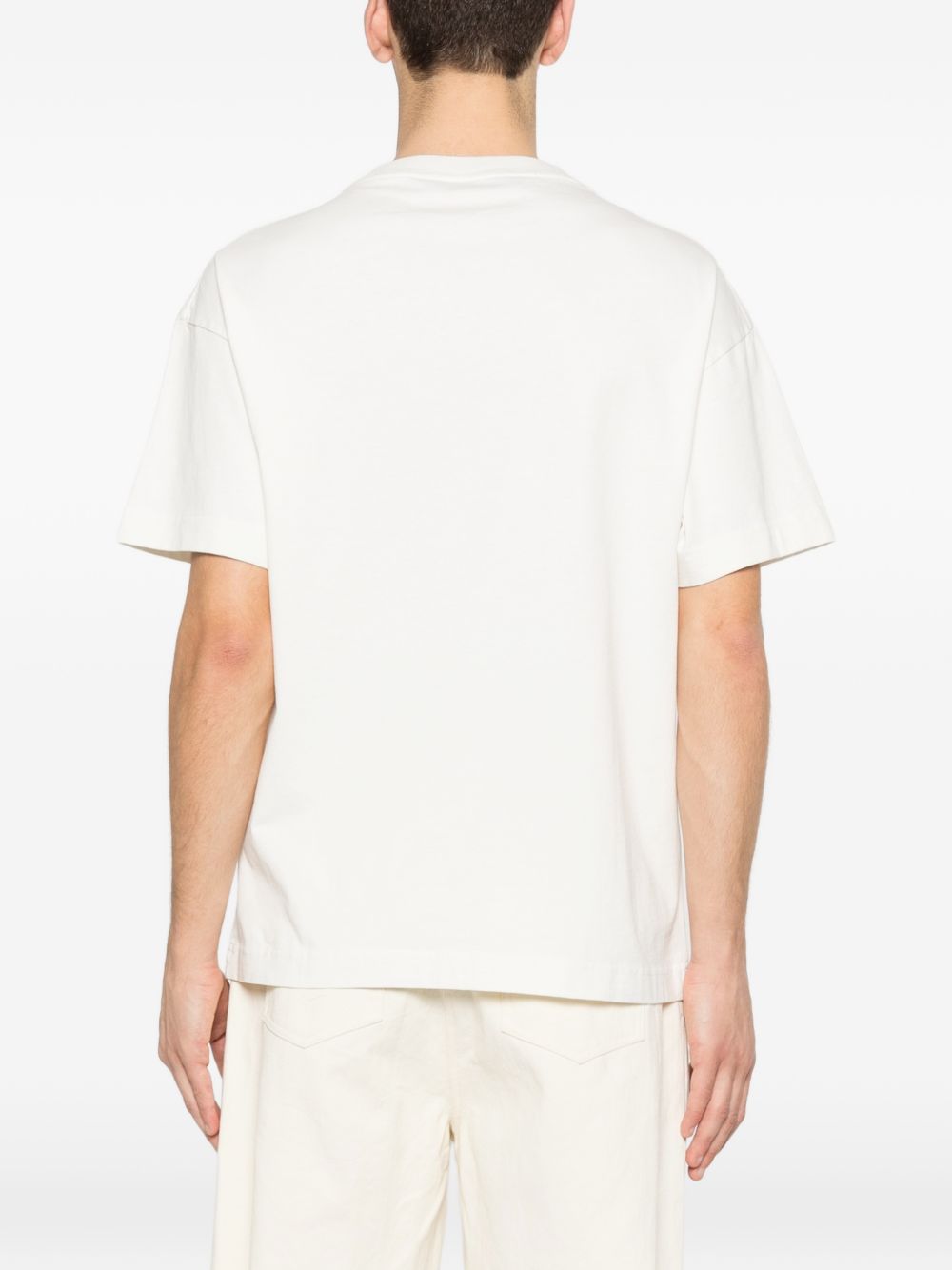 Palm Angels T-shirts and Polos White Natural (veg)->cotton100.0 %