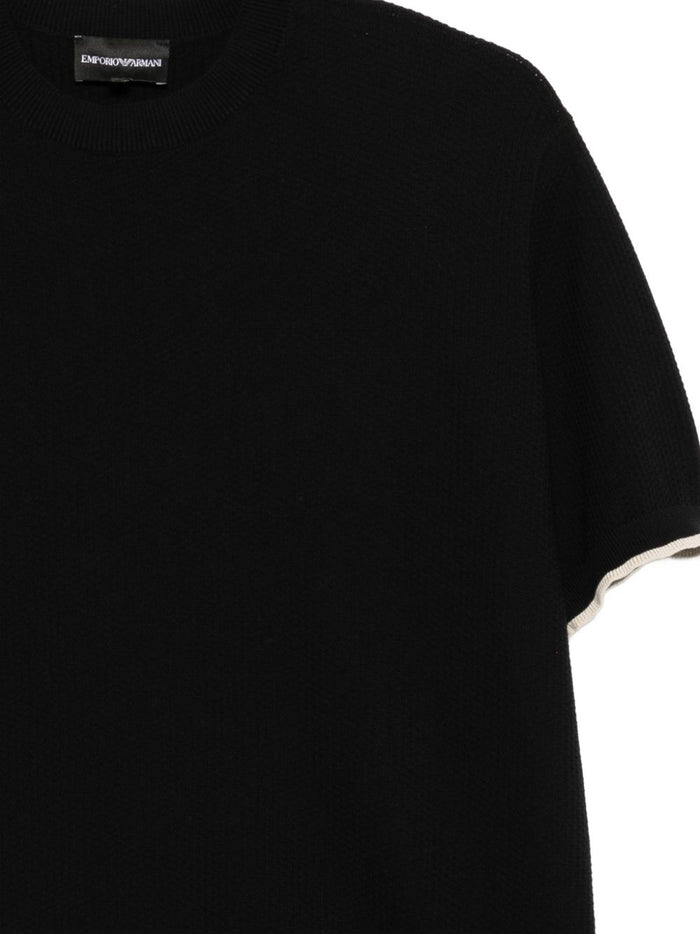 Emporio Armani T-shirts and Polos Blue Cotton
