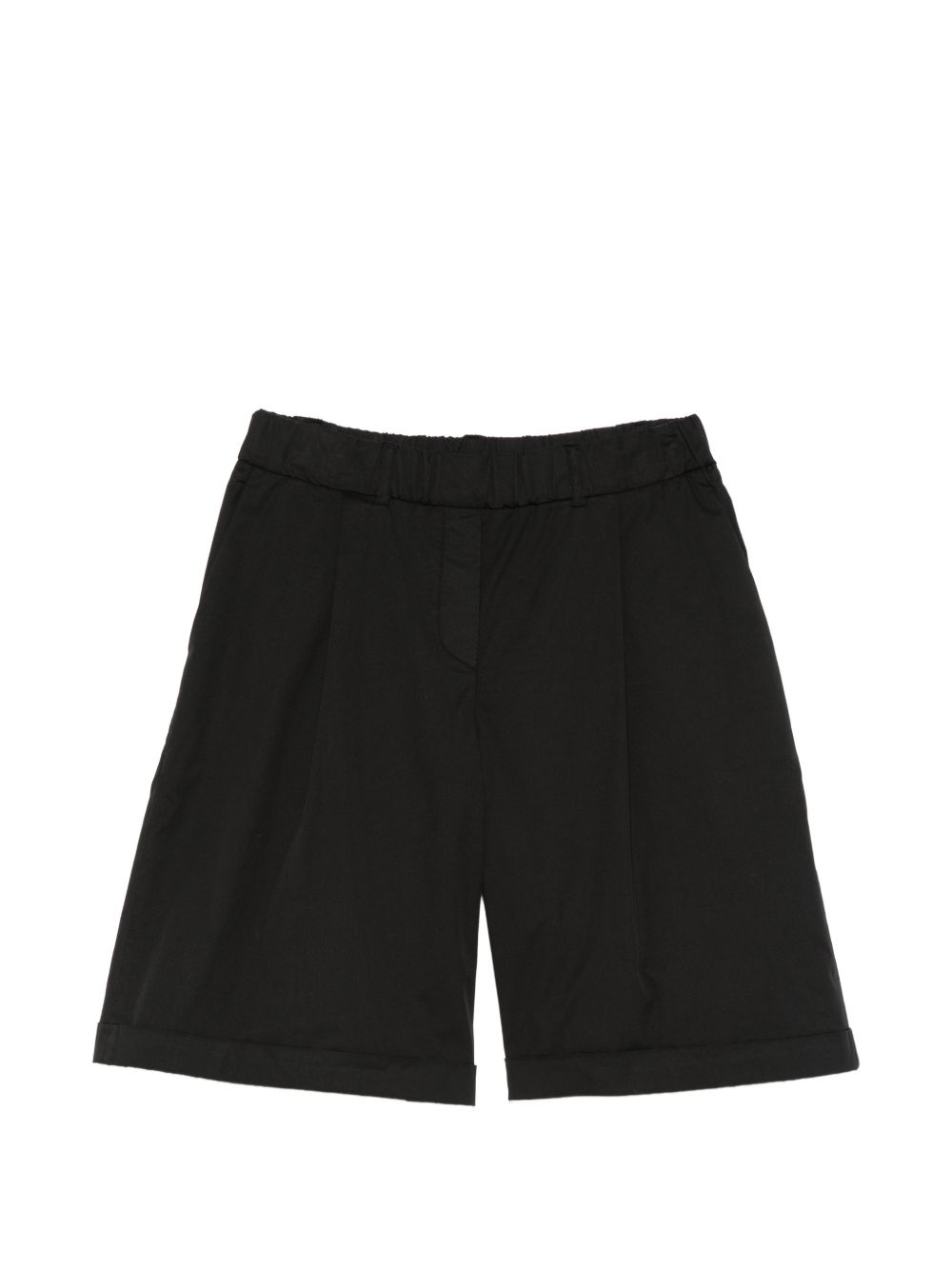 Via Masini 80 Shorts Nero Cotton