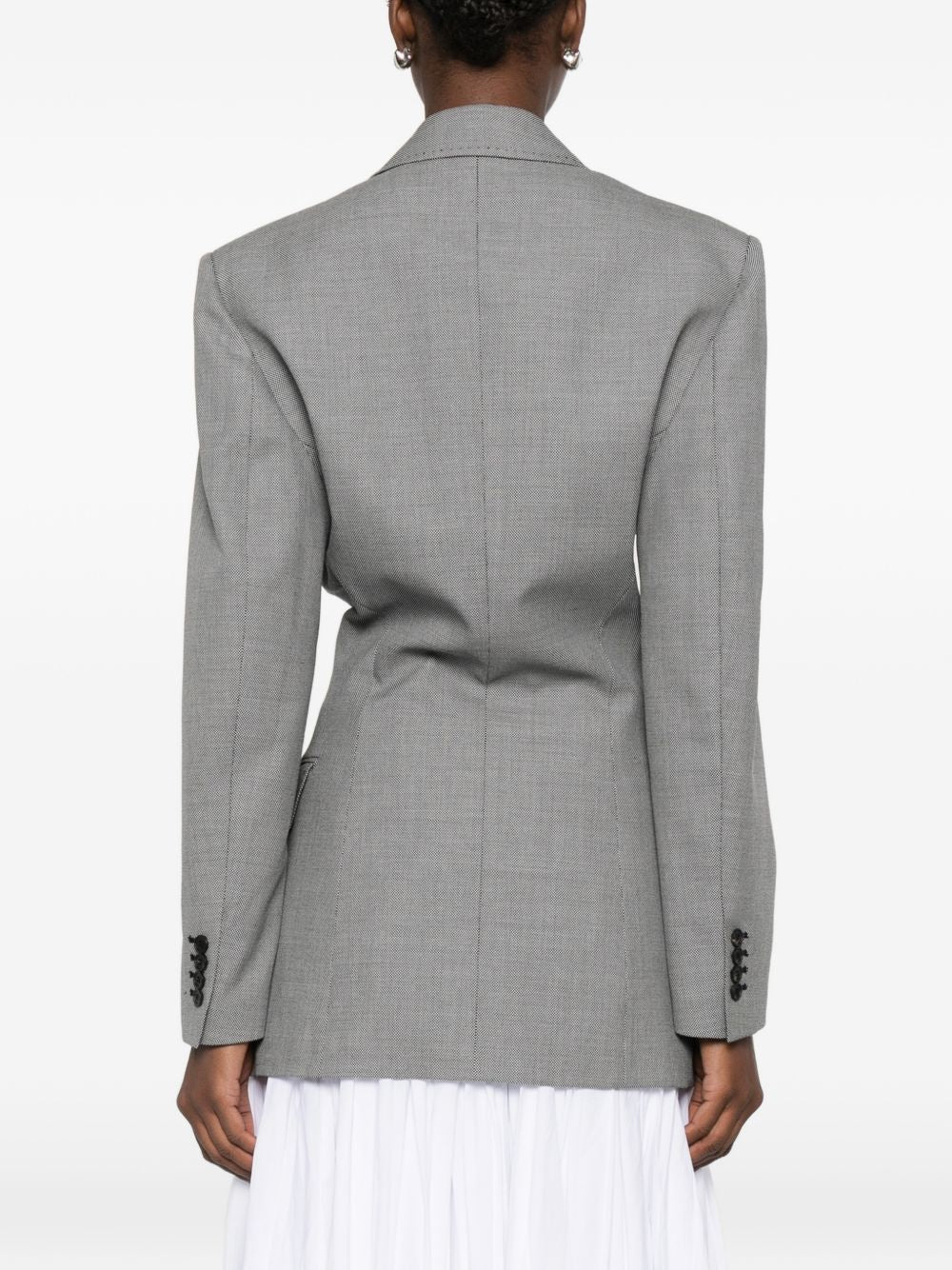 The Attico Fashion Jackets Black Outer: virgin Wool