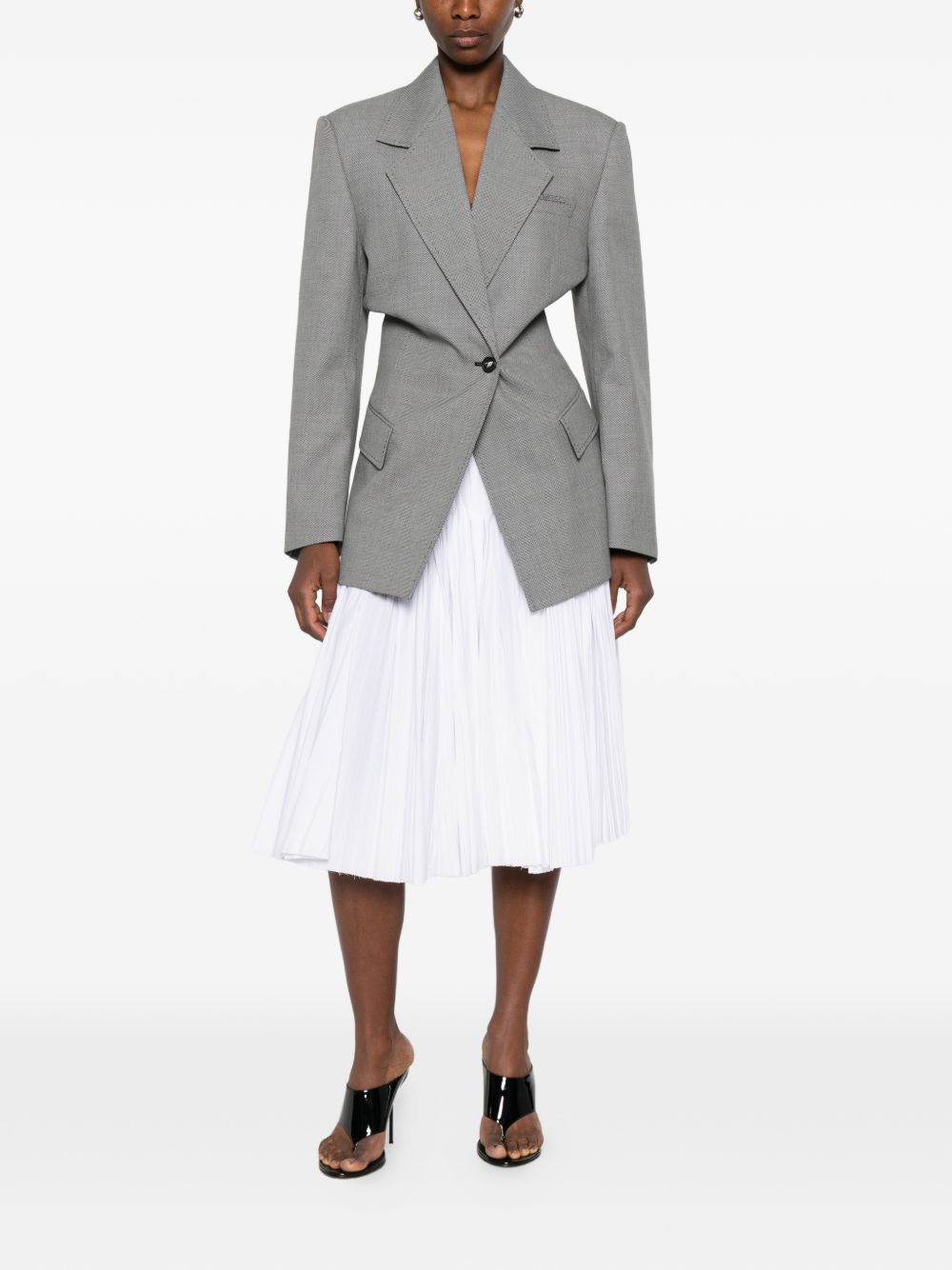 The Attico Fashion Jackets Black Outer: virgin Wool
