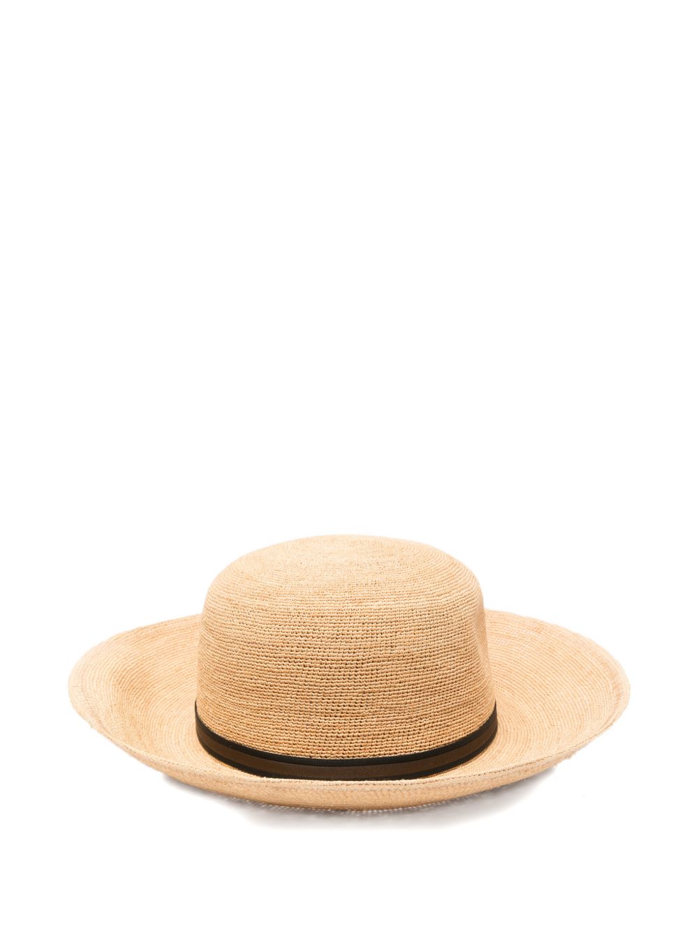 Borsalino Hats Black Straw