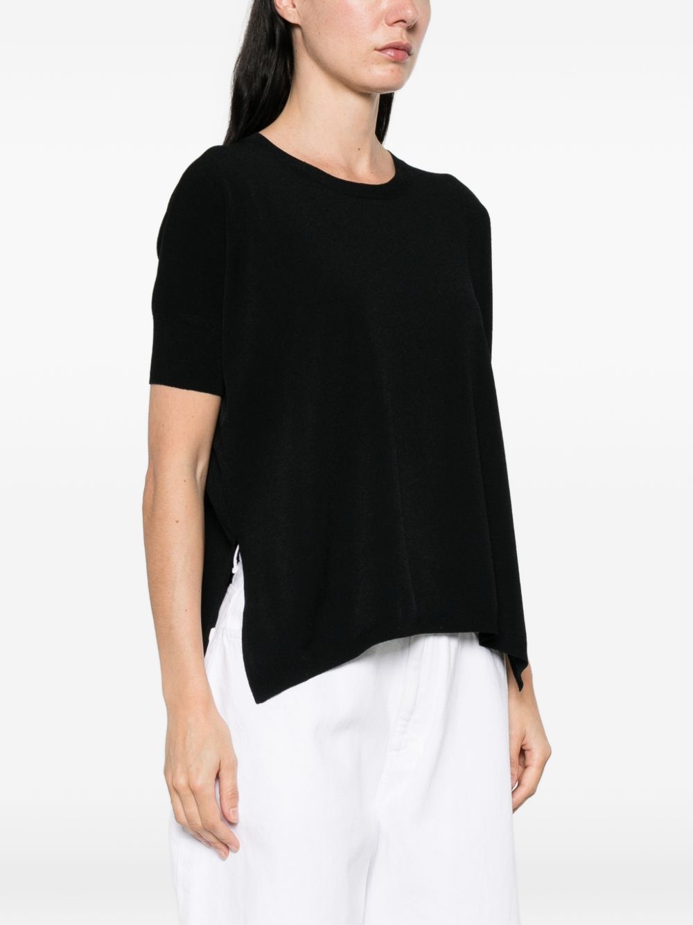 Base Sweaters Nero Viscose