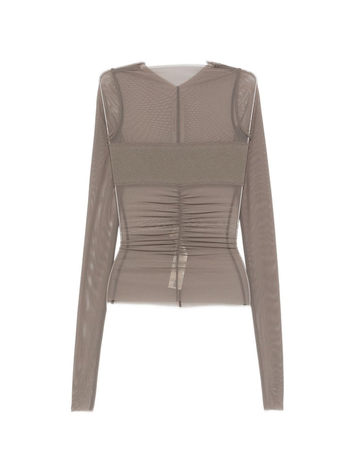 Rick Owens Top Grey Polyamide