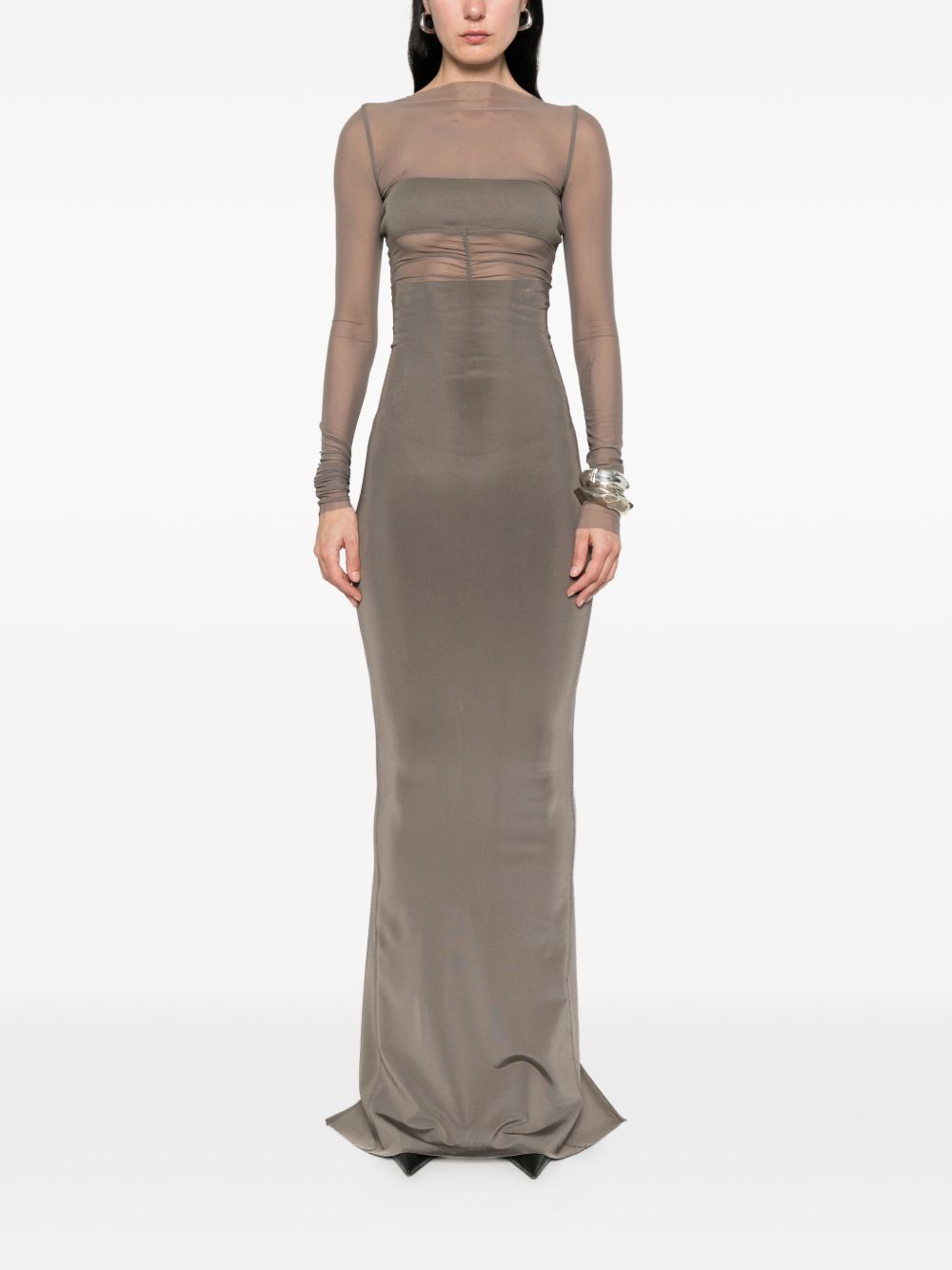 Rick Owens Top Grey Polyamide