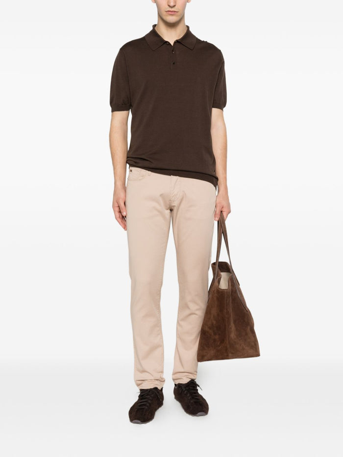 Emporio Armani Jeans Beige Elastane