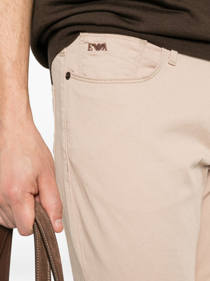 Emporio Armani Jeans Beige Elastane