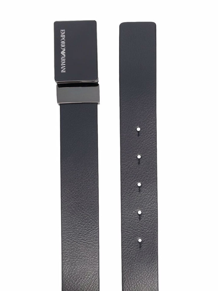 E.ARMANI EXCLUSIVE PRE Belts Blue Bovine Leather