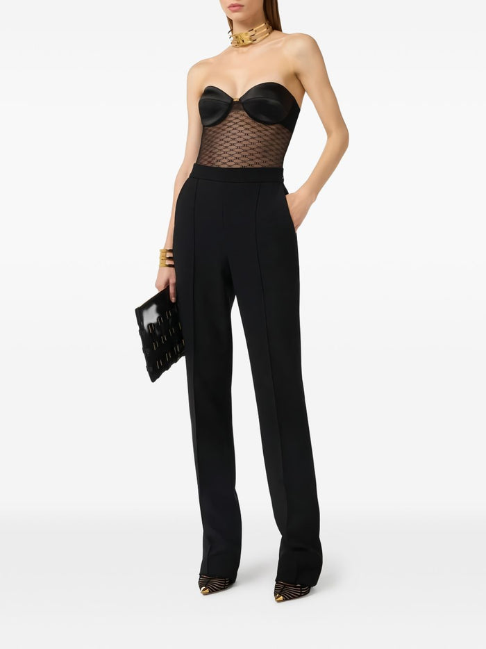 Elisabetta Franchi Top Black Polyester