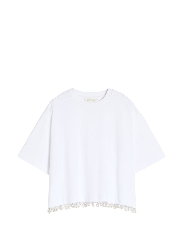 SportMax T-shirts and Polos White Cotton