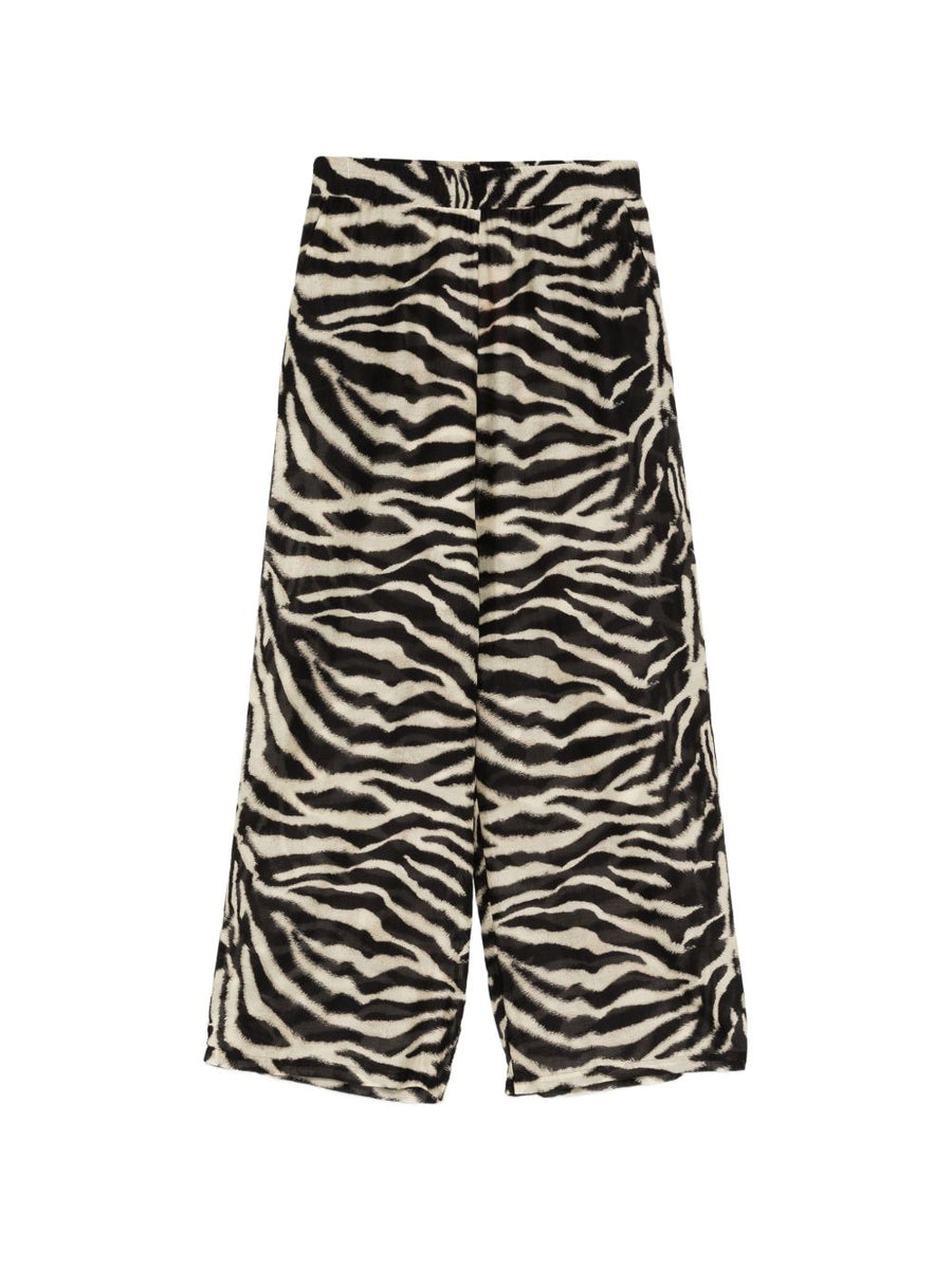 Ermanno Scervino Printed cotton trousers
