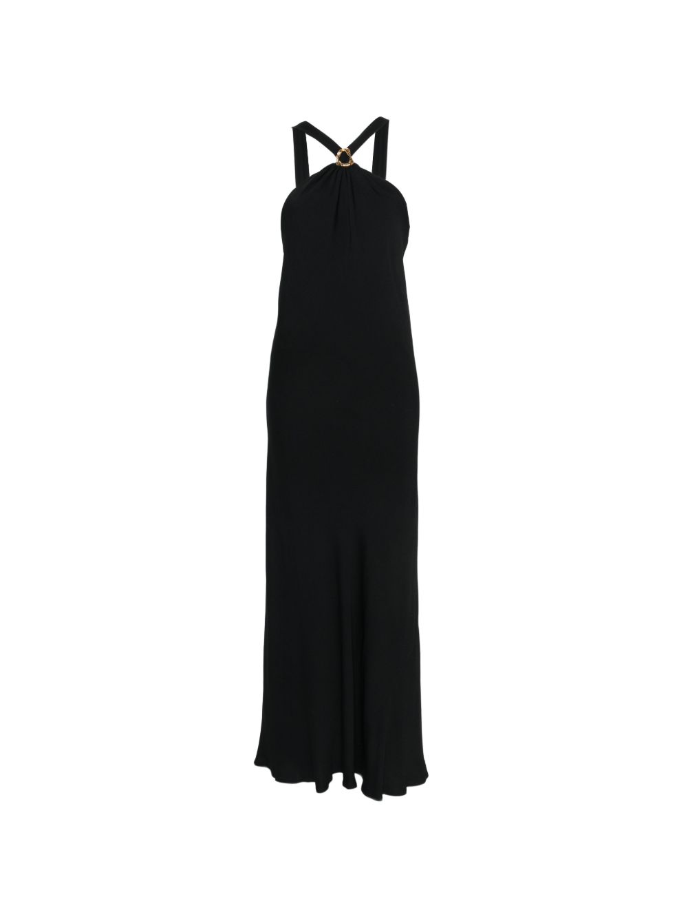 Forte Dresses Black Acrylic Silk