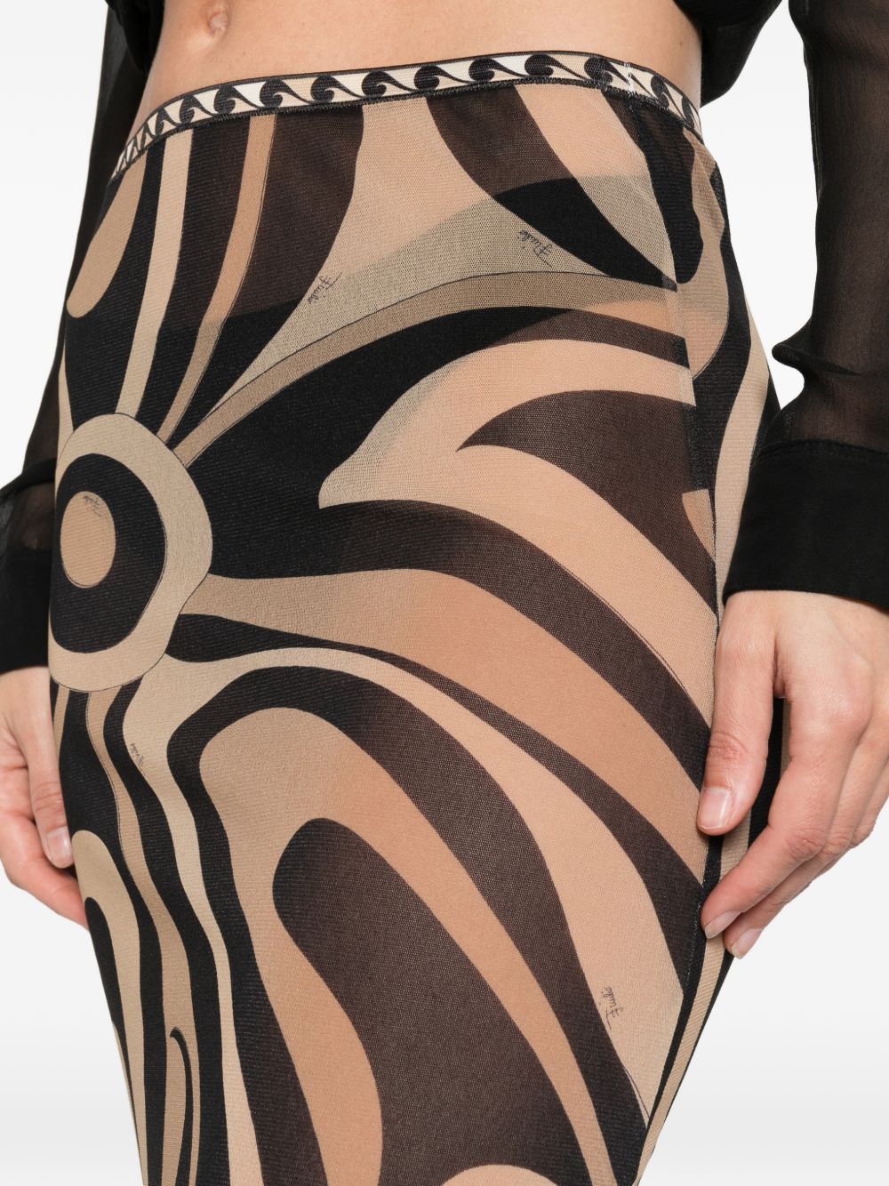Pucci Skirts Beige Poliammide