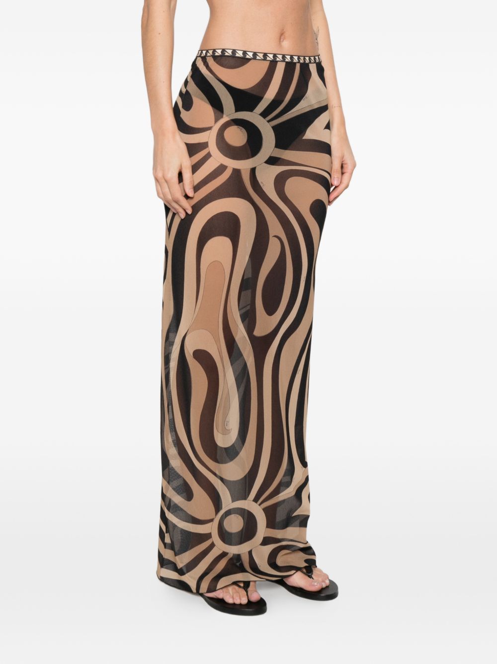 Pucci Skirts Beige Poliammide