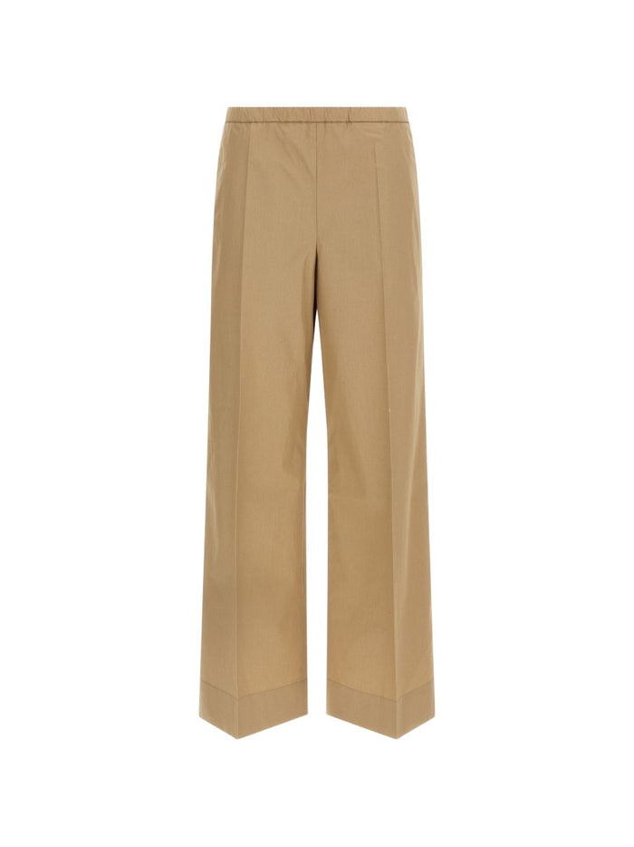 Moncler Trousers Beige Cotton