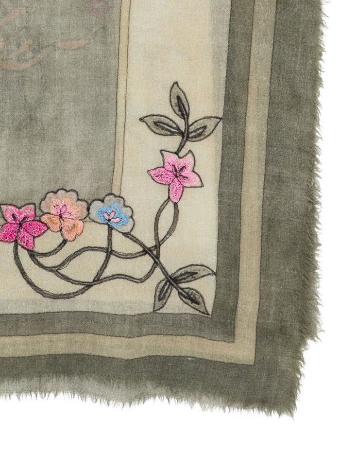 Faliero Sarti Scarfs Grey Wool