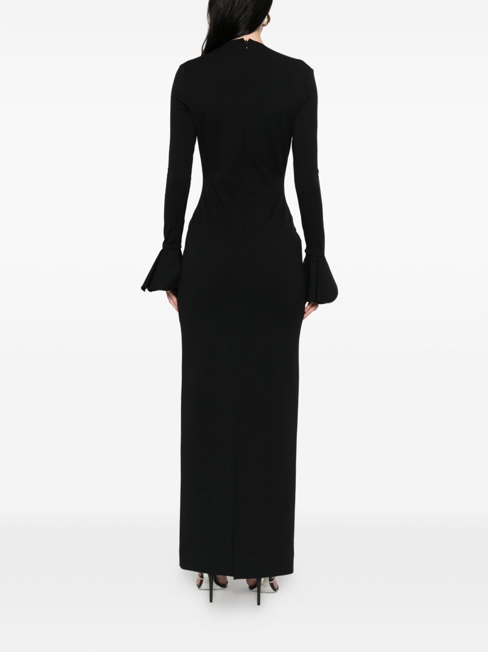 Solace London Dresses Nero Outer: polyester